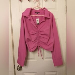 New Look pink 🩷 rutched top